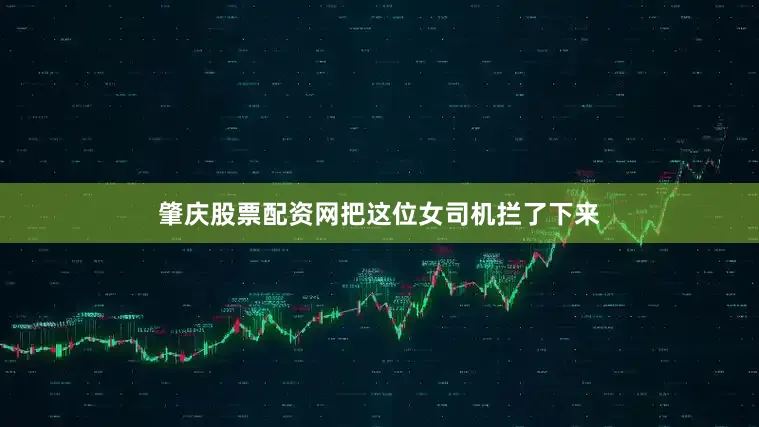 肇庆股票配资网把这位女司机拦了下来